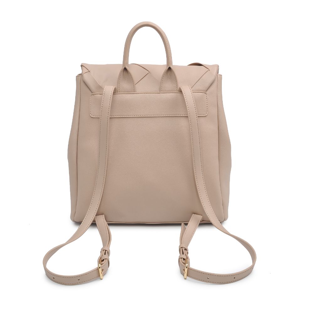 Woman wearing Natural Moda Luxe Ryan Backpack 842017128793 View 7 | Natural