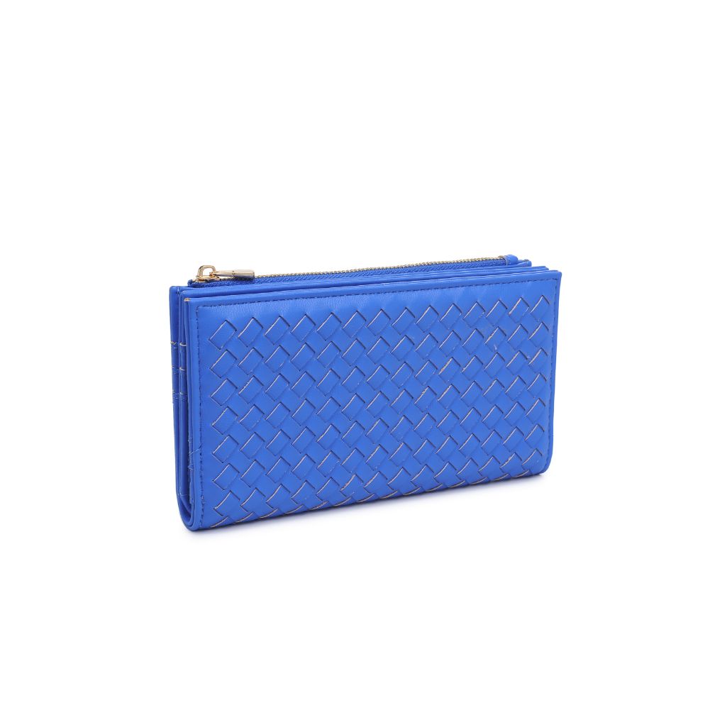 Woman wearing Electric Blue Moda Luxe Thalia Wallet 842017132363 View 6 | Electric Blue