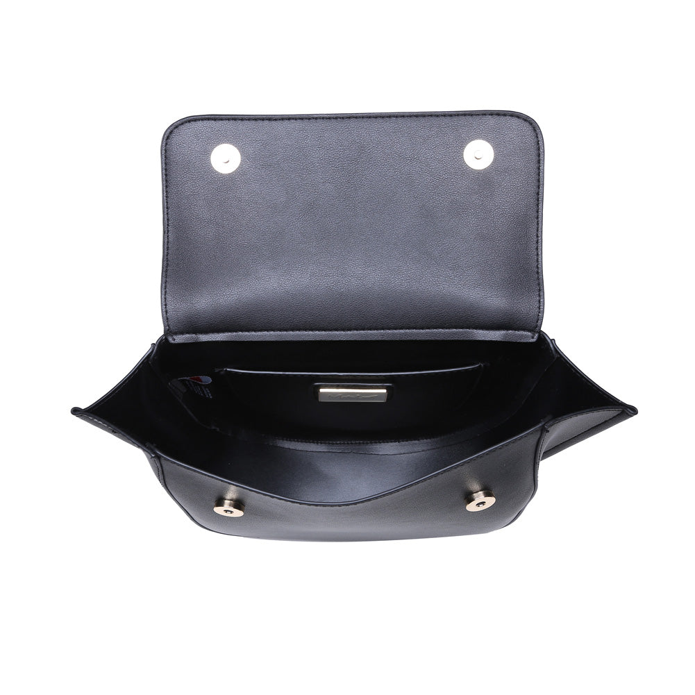 Product Image of Moda Luxe Mara Satchel 842017115519 View 4 | Black
