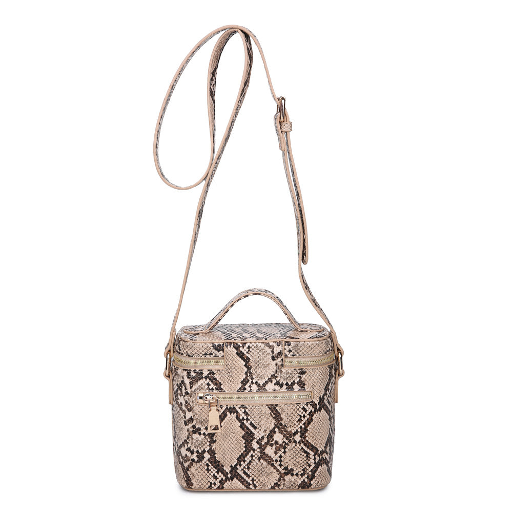 Product Image of Moda Luxe Voyage Snake Crossbody 842017115885 View 3 | Natural