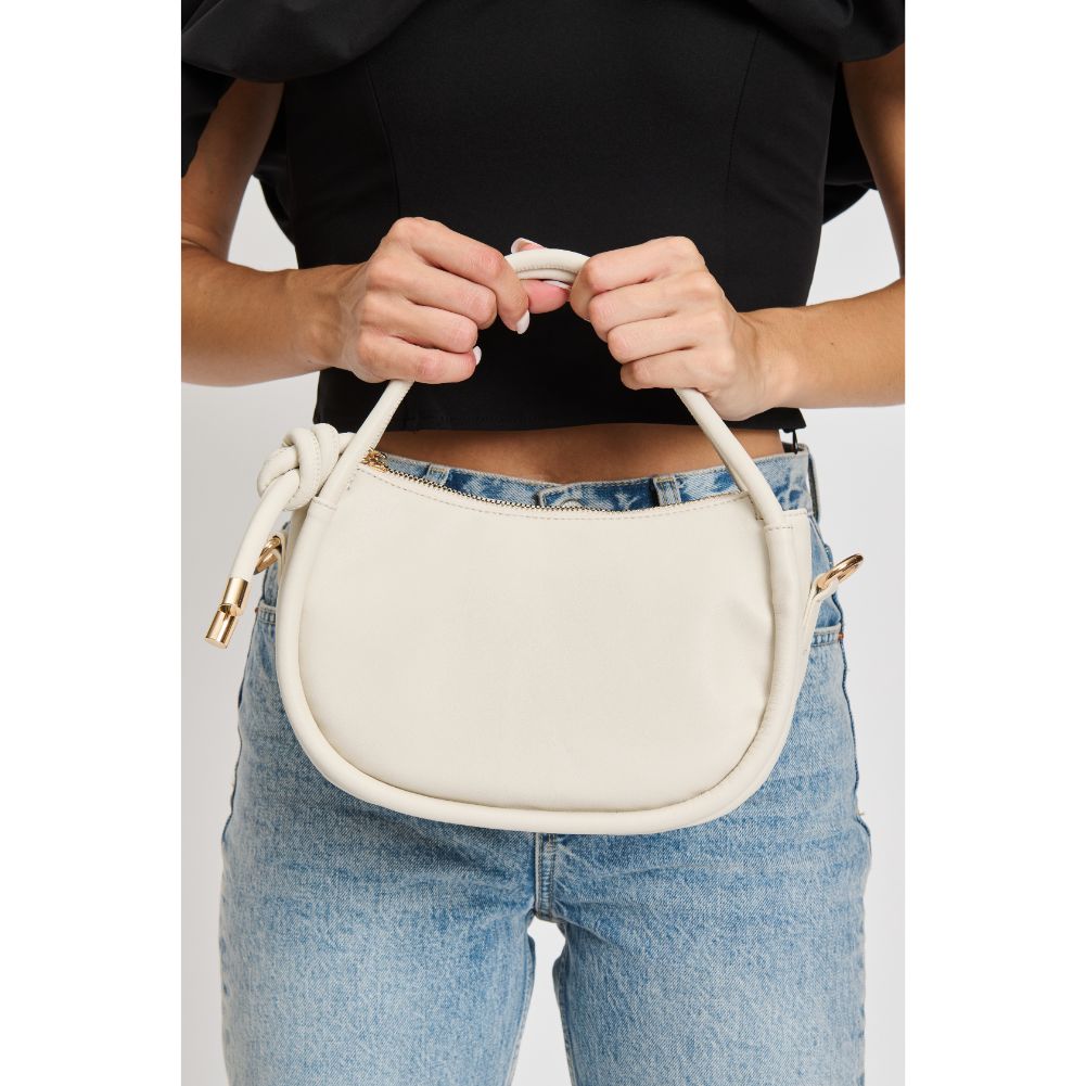 Woman wearing Bone Moda Luxe Celine Crossbody 842017133629 View 3 | Bone