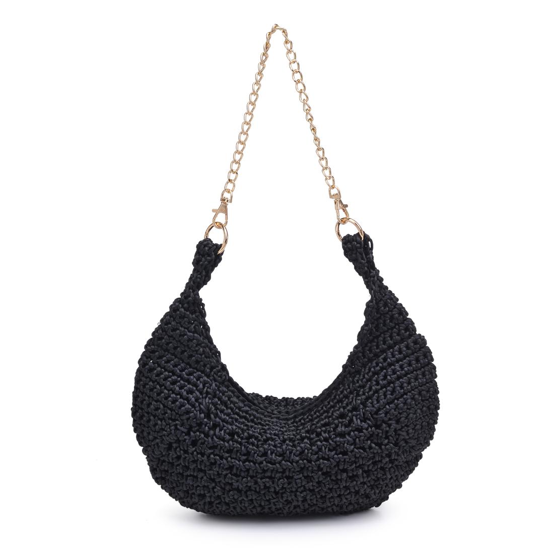 Product Image of Moda Luxe Soraya Shoulder Bag 842017137894 View 5 | Black