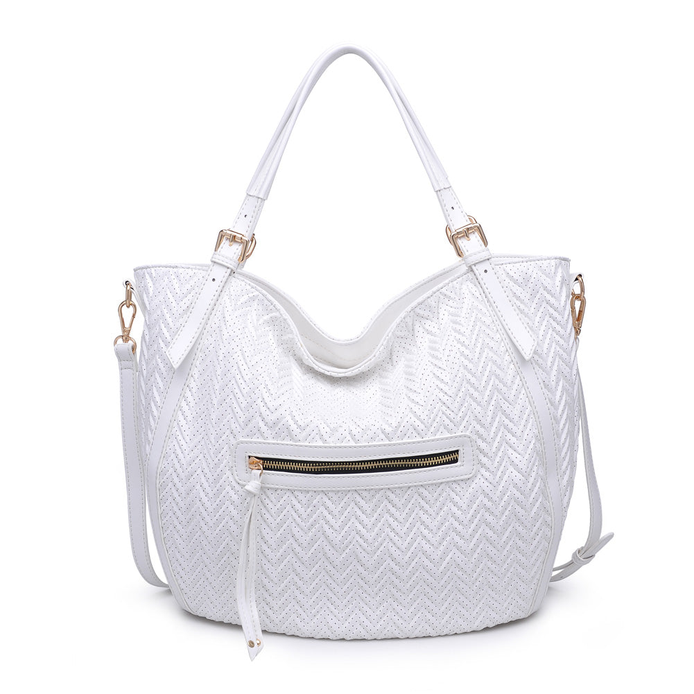 Product Image of Moda Luxe Gemma Hobo 842017118664 View 1 | White