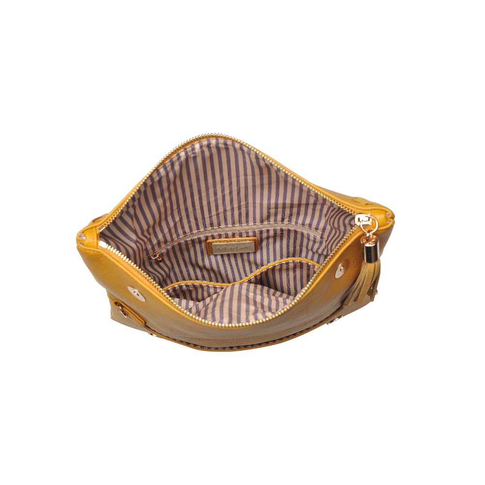 Product Image of Moda Luxe Palermo Clutch 842017126676 View 4 | Mustard