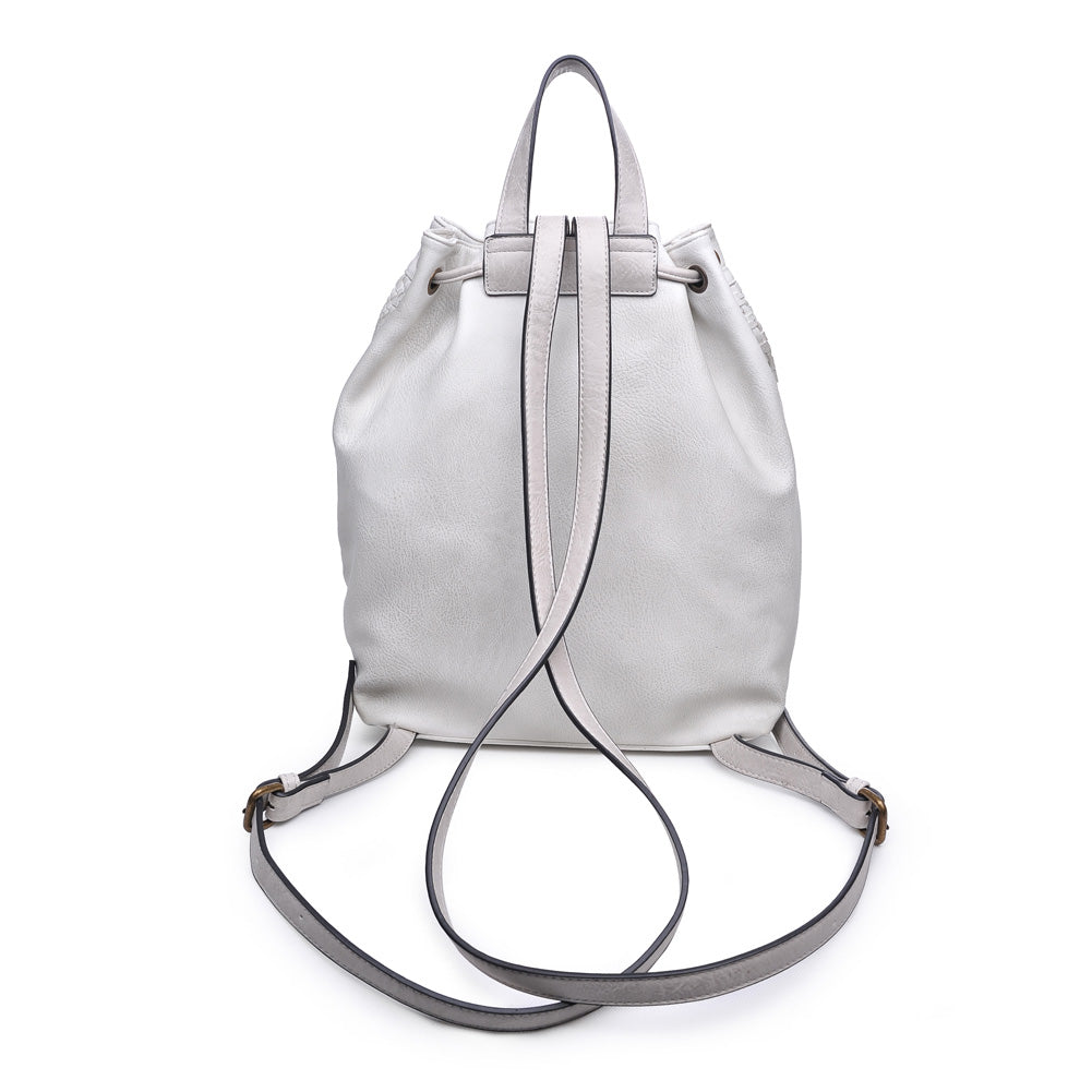 Product Image of Moda Luxe Maria Backpack 842017118398 View 3 | White