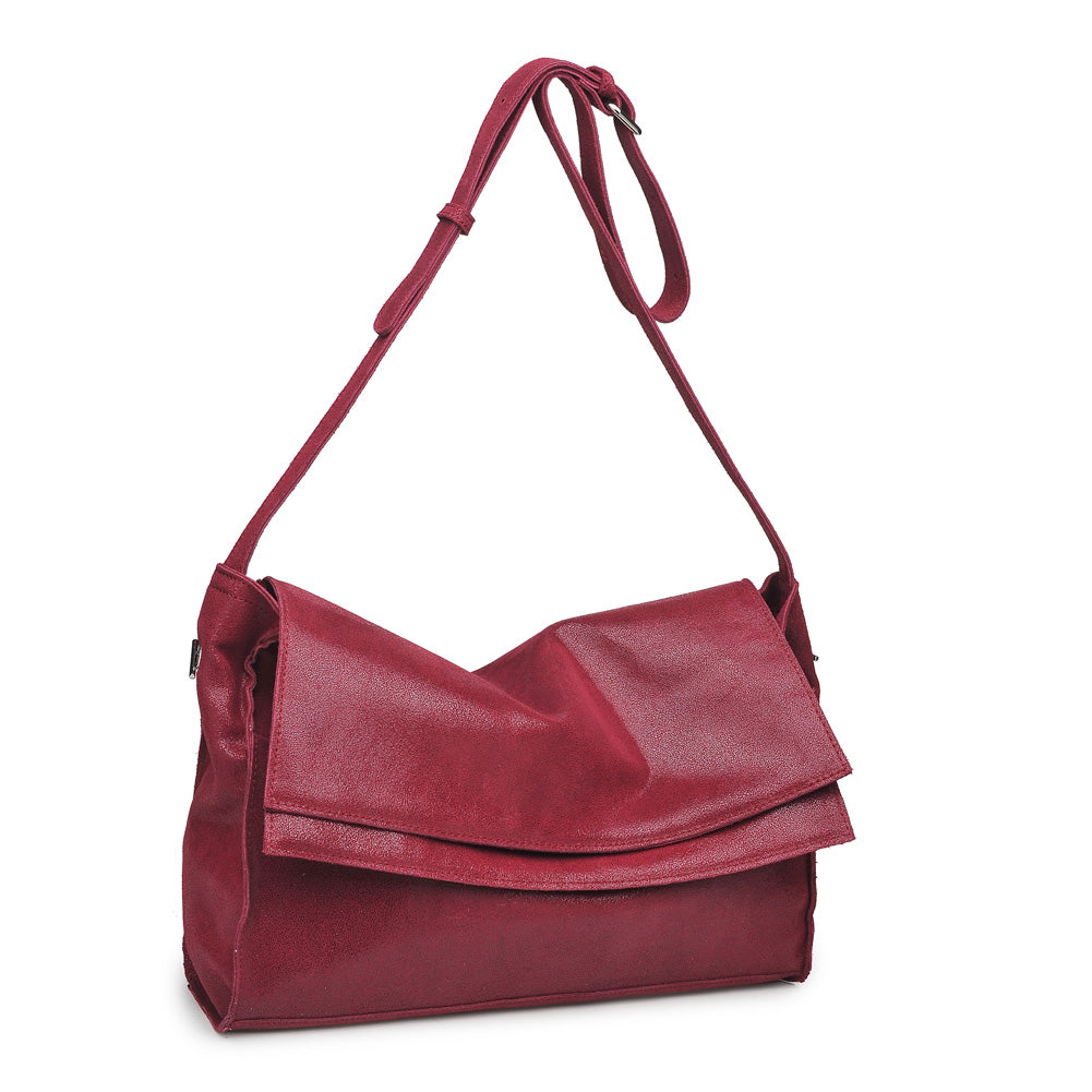 Product Image of Moda Luxe Ashley Messenger 842017115458 View 2 | Burgundy