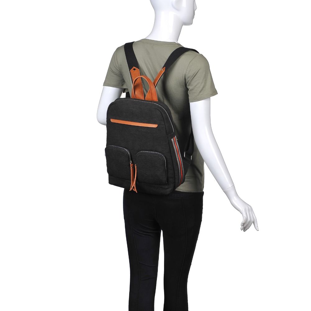 Product Image of Moda Luxe Tulum Backpack 842017124818 View 5 | Black
