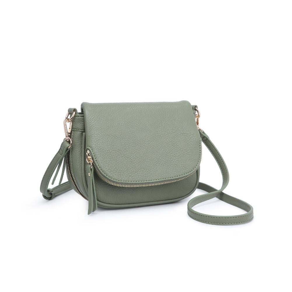 Woman wearing Sage Moda Luxe Diva Crossbody 842017127482 View 6 | Sage