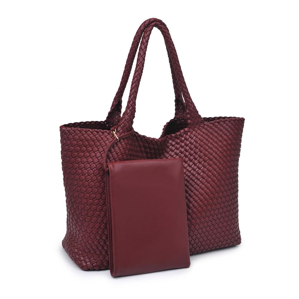 Moda Luxe Solana Tote 842017135760 View 6 | Burgundy