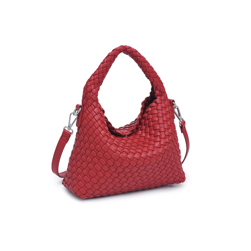 Woman wearing Red Moda Luxe Jessamine Crossbody 842017133056 View 6 | Red