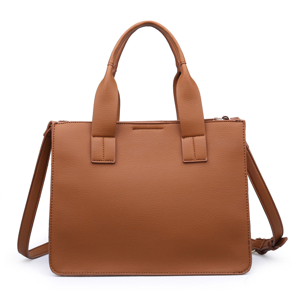 Product Image of Moda Luxe Kelly Satchel 842017116332 View 3 | Tan