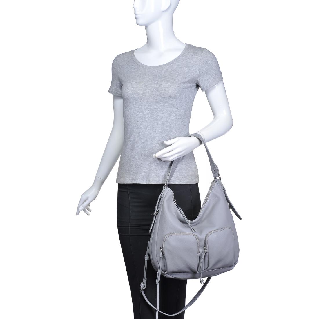 Product Image of Moda Luxe Marla Hobo 842017139881 View 5 | Grey