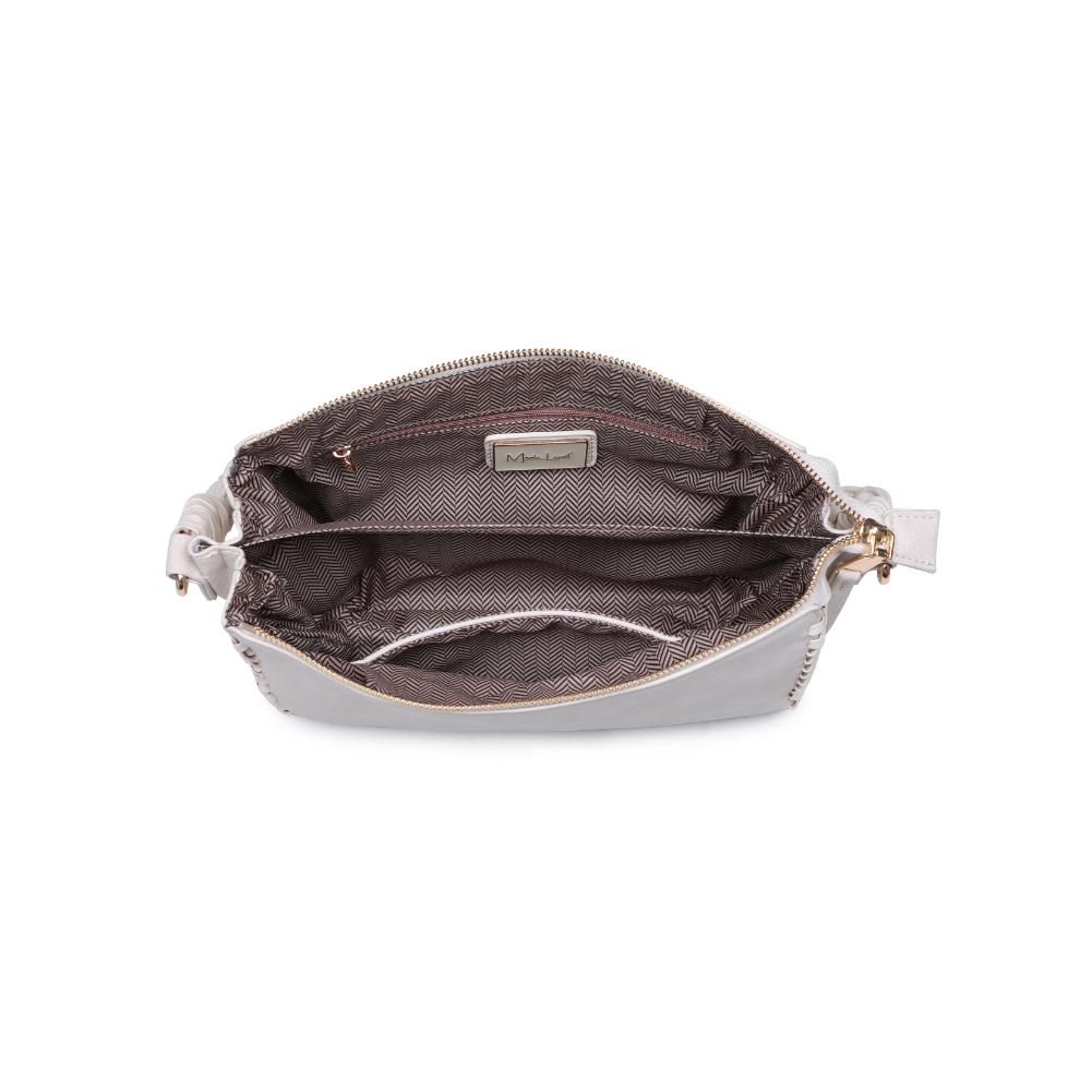 Product Image of Moda Luxe Velveta Crossbody 842017135371 View 8 | Ivory