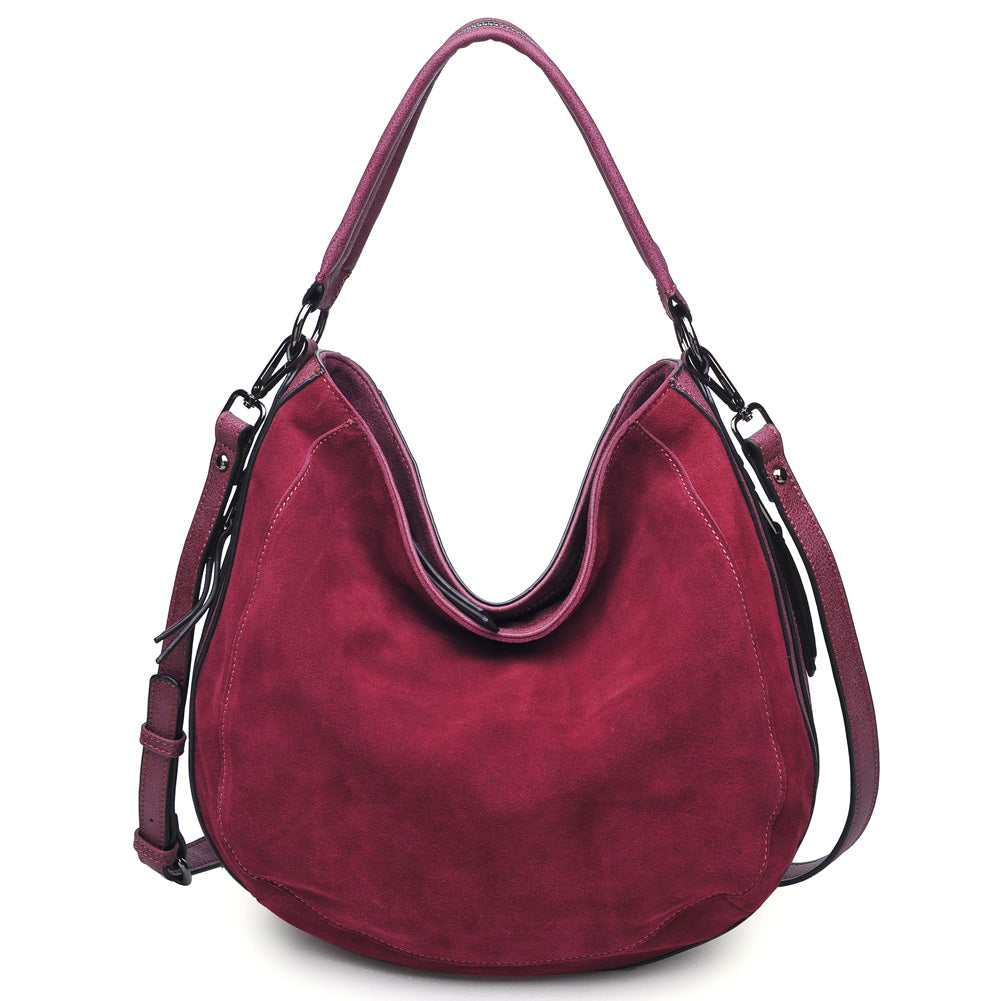 Product Image of Moda Luxe Daniella Hobo 842017109310 View 1 | Burgundy
