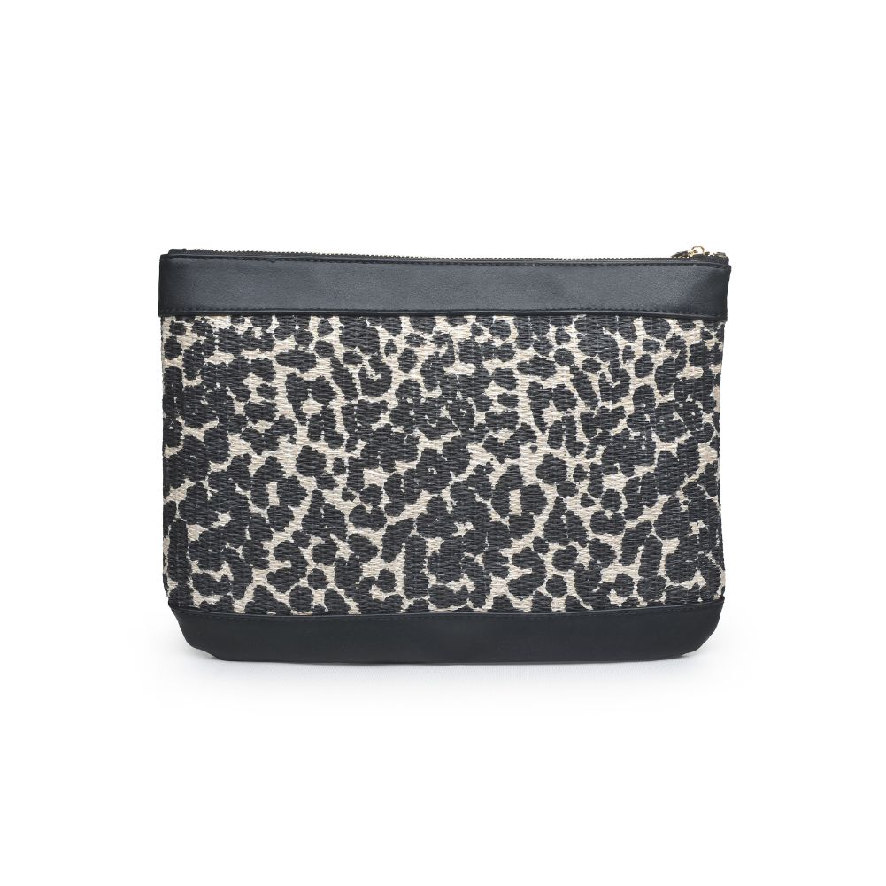Product Image of Product Image of Moda Luxe Ibiza Clutch 842017124771 View 3 | Cream Leopard
