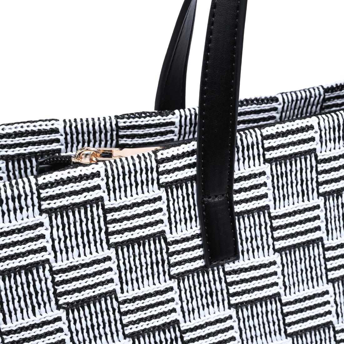 Moda Luxe Camila Tote 842017140320 View 8 | Black White