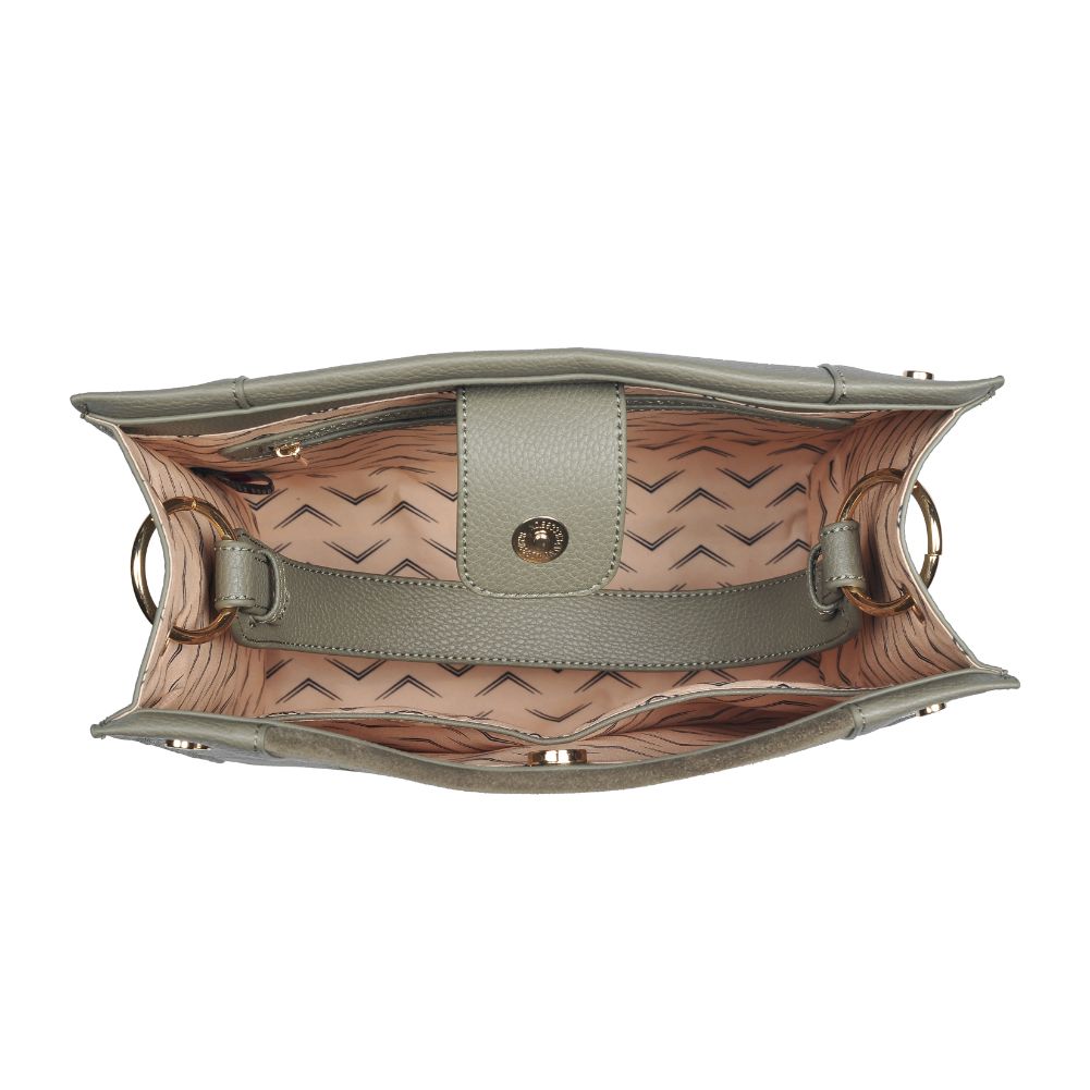 Product Image of Moda Luxe Brooke Tote 842017120698 View 4 | Olive
