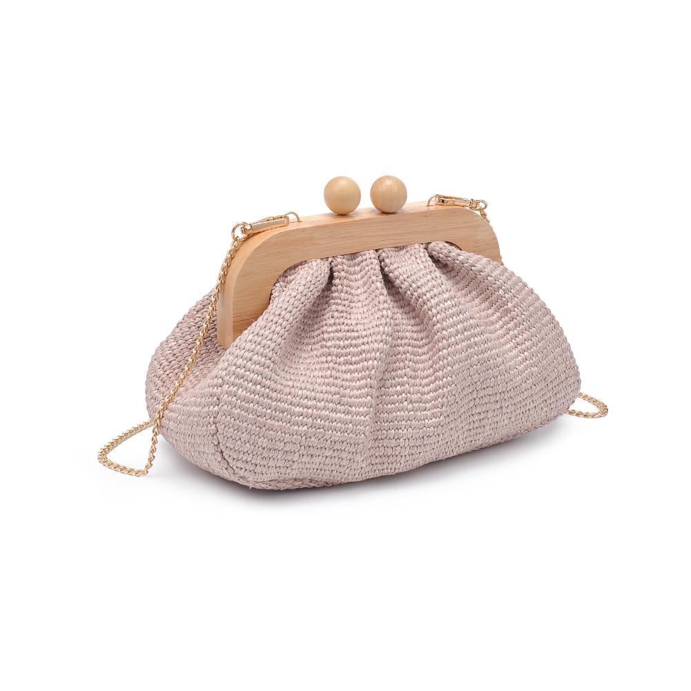 Woman wearing Dusty Pink Moda Luxe Vogueista Crossbody 842017134572 View 6 | Dusty Pink