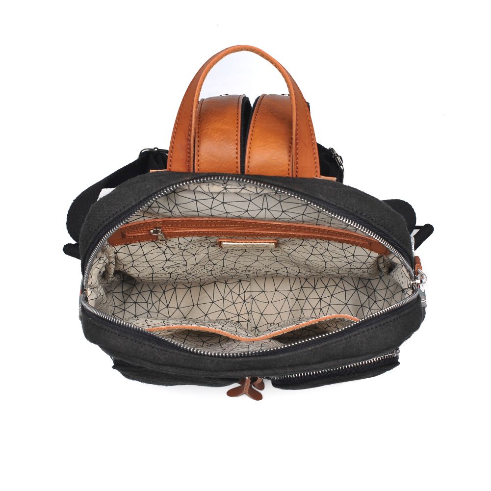 Product Image of Moda Luxe Tulum Backpack 842017124818 View 4 | Black