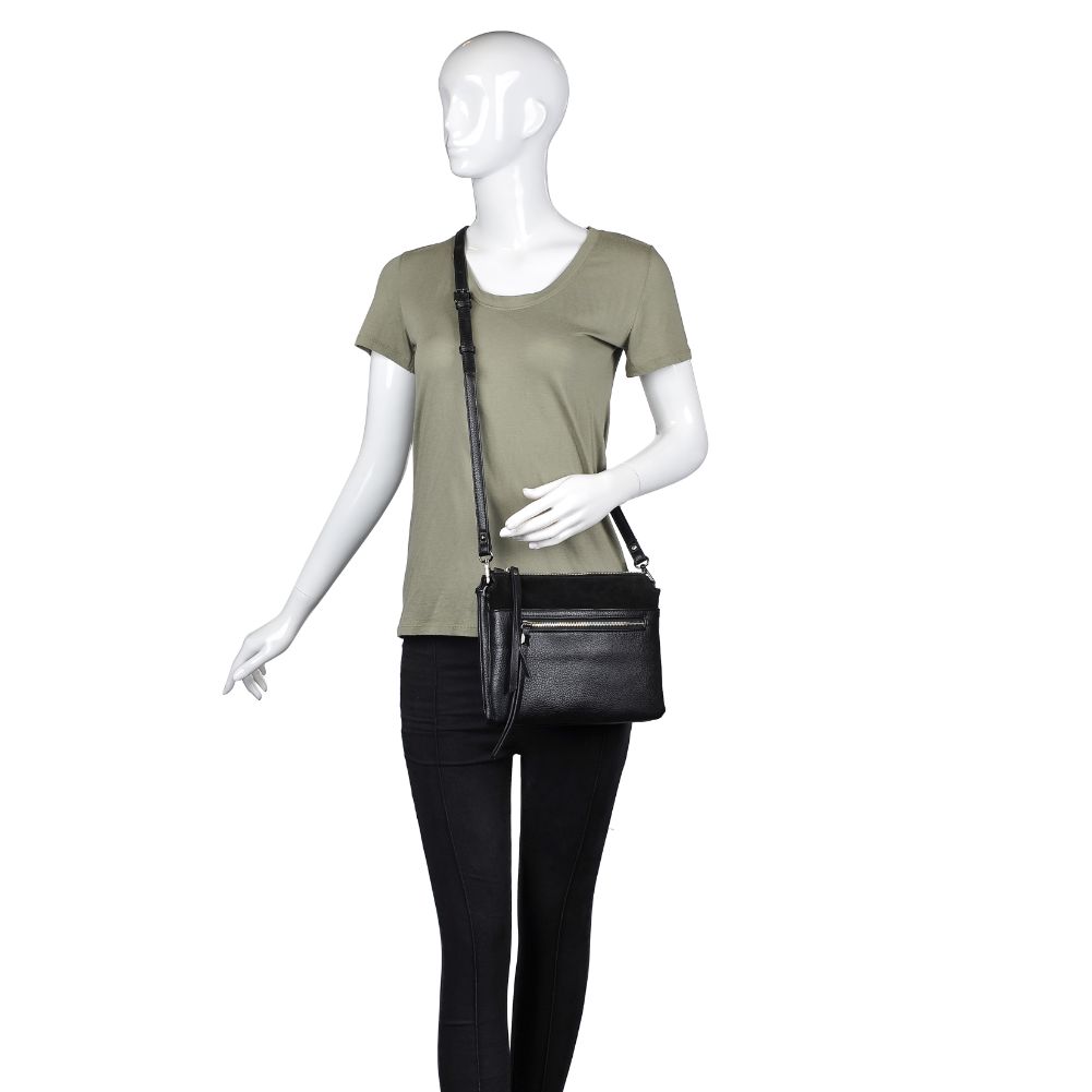 Product Image of Moda Luxe Lydia Crossbody 842017123231 View 5 | Black