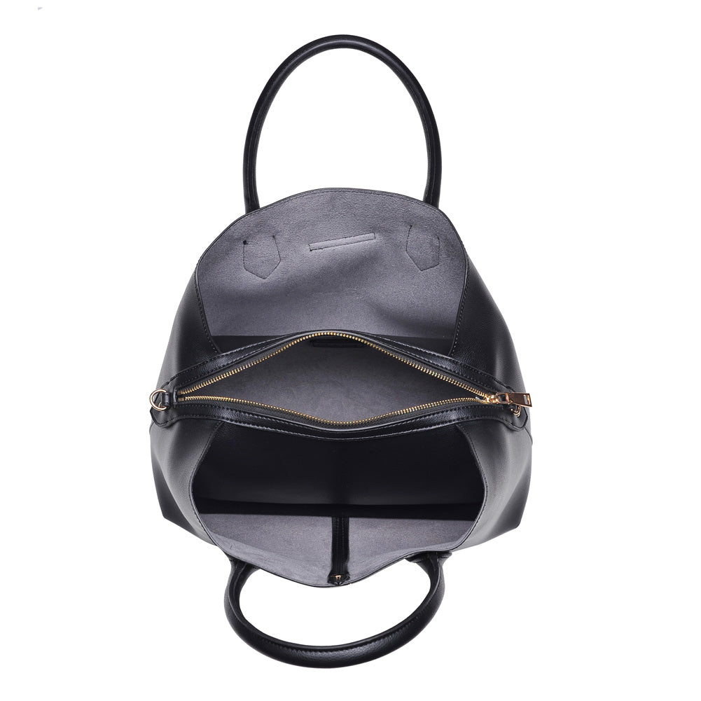 Product Image of Moda Luxe Bianca Satchel 842017116776 View 4 | Black