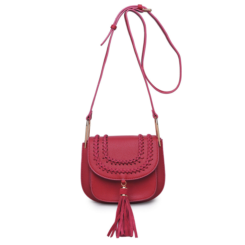 Woman wearing Sangria Moda Luxe Nola Crossbody 842017100591 View 5 | Sangria