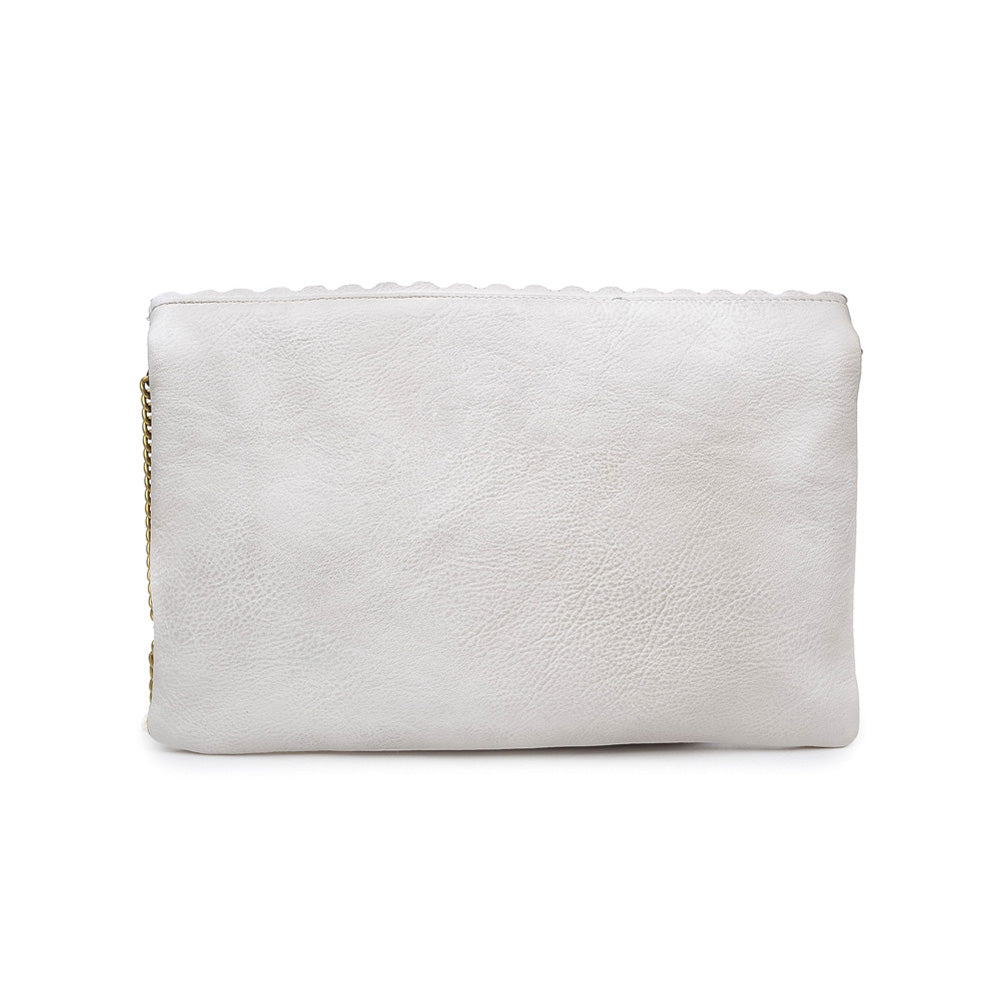 Product Image of Moda Luxe Alyssa Clutch 842017114055 View 3 | White