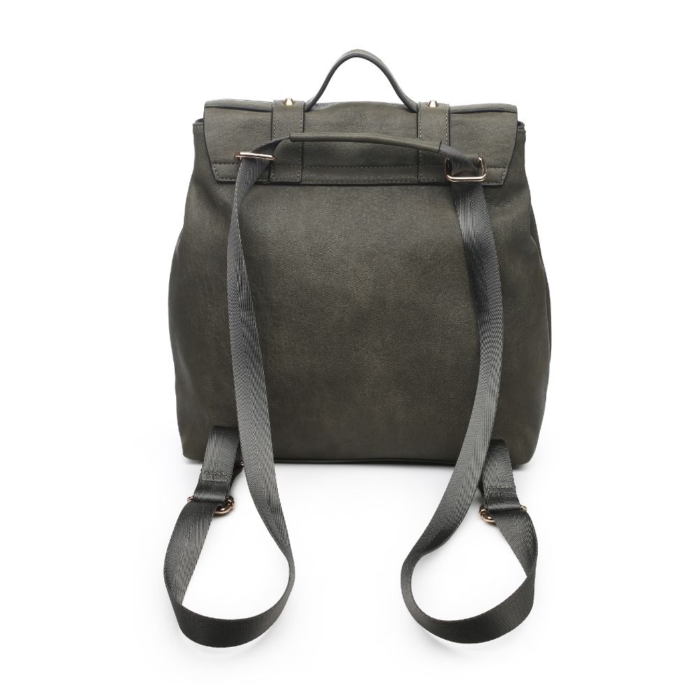 Product Image of Moda Luxe India Backpack 842017122845 View 3 | Olive