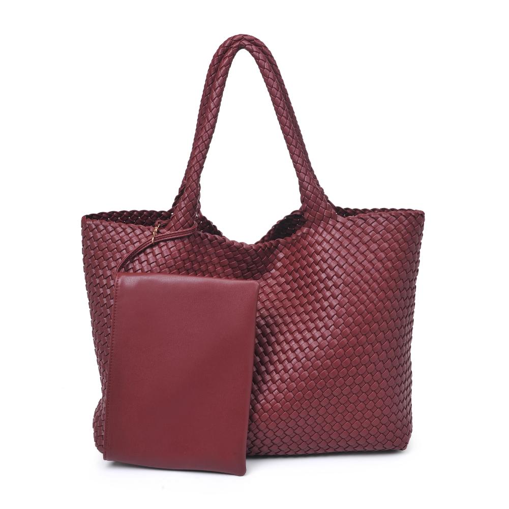 Moda Luxe Solana Tote 842017135760 View 5 | Burgundy