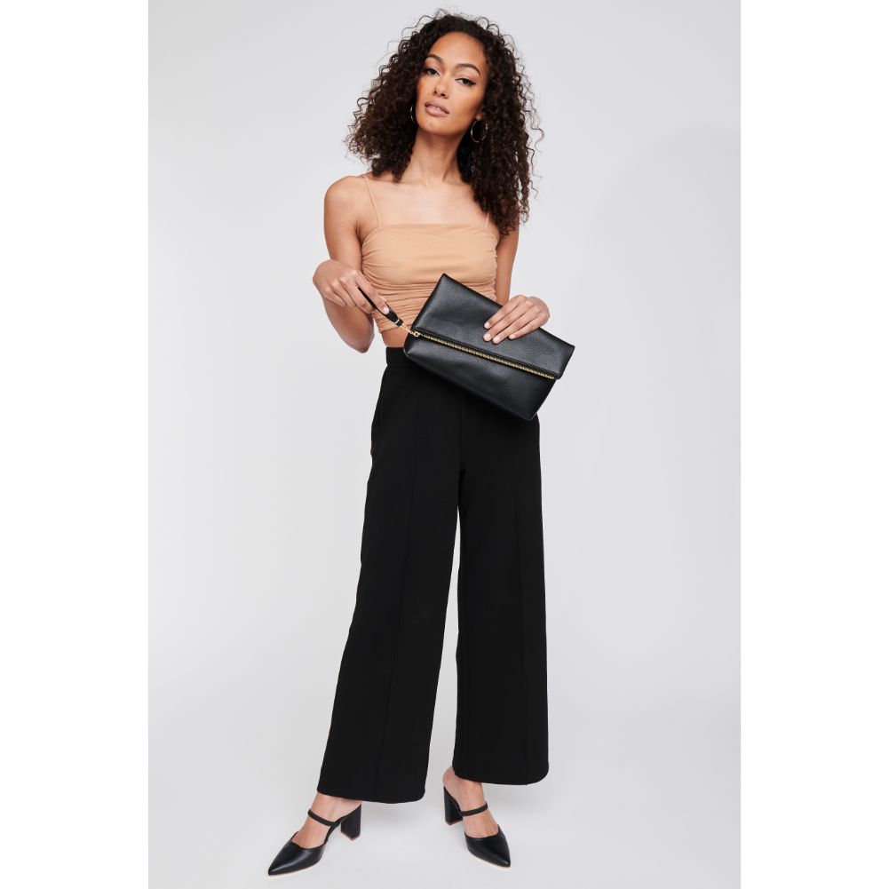 Woman wearing Black Moda Luxe Maribel Crossbody 842017123484 View 3 | Black