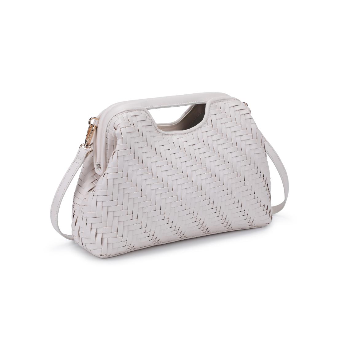 Woman wearing Ivory Moda Luxe Amara Crossbody 842017138105 View 6 | Ivory
