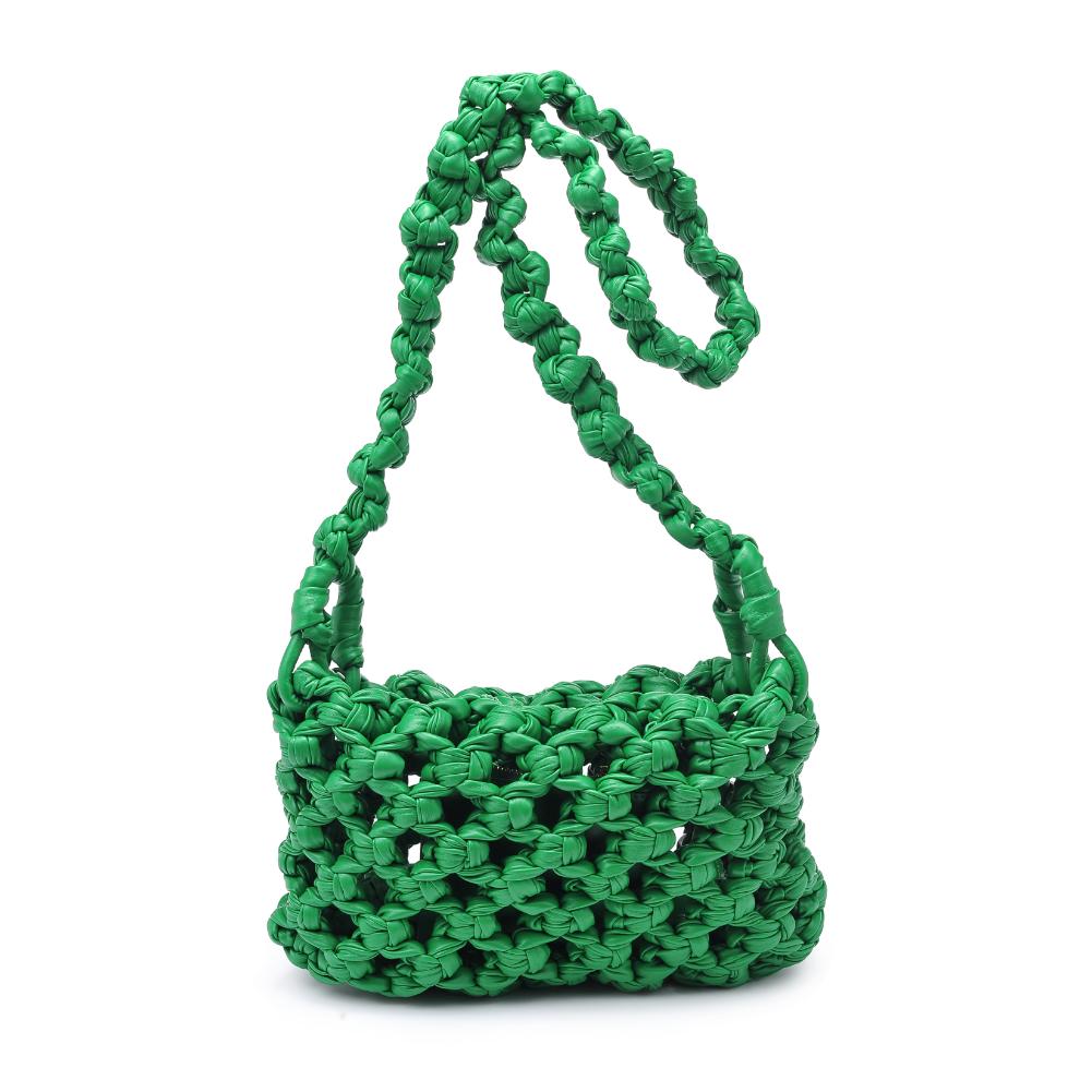 Woman wearing Green Moda Luxe Fashique Crossbody 842017135463 View 7 | Green