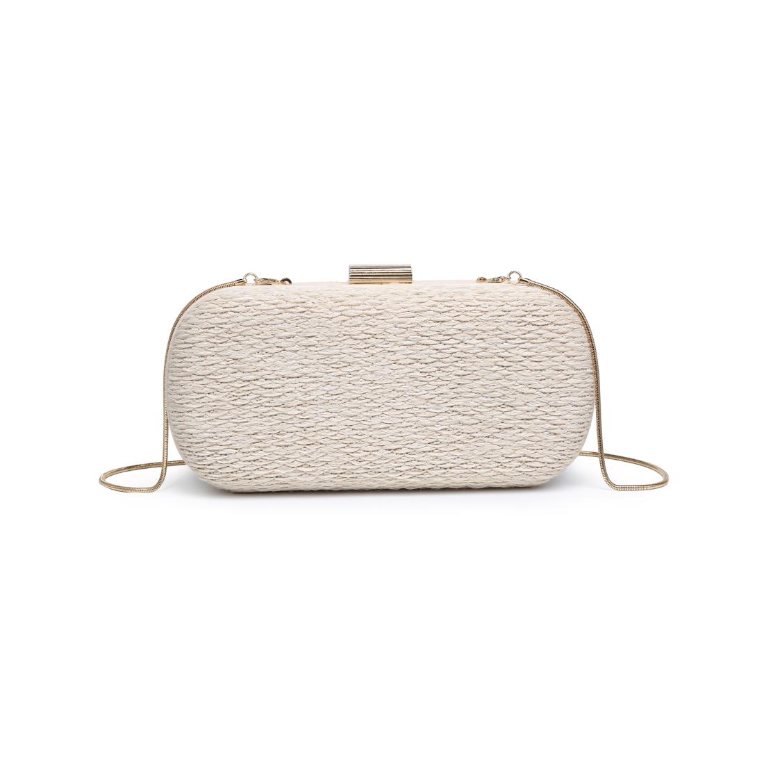 Woman wearing Ivory Moda Luxe Quinn Evening Bag 842017141174 View 5 | Ivory