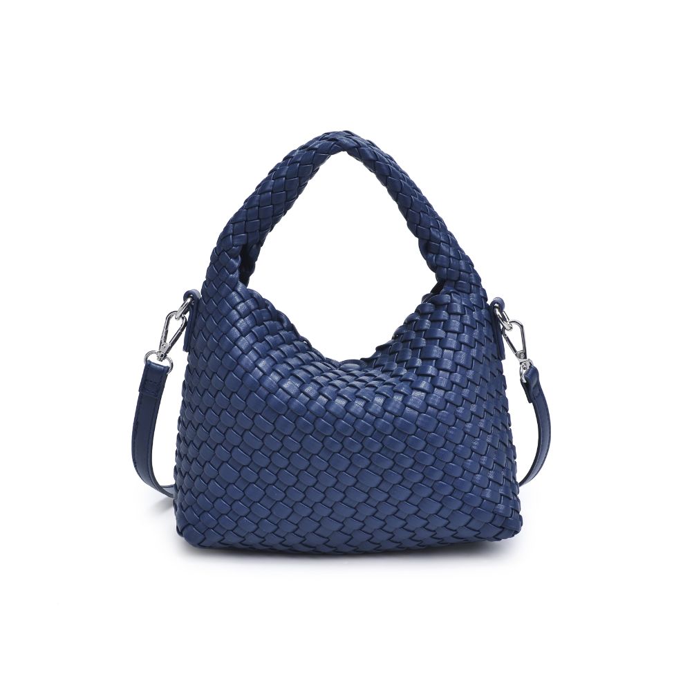 Woman wearing Midnight Moda Luxe Jessamine Crossbody 842017133063 View 7 | Midnight