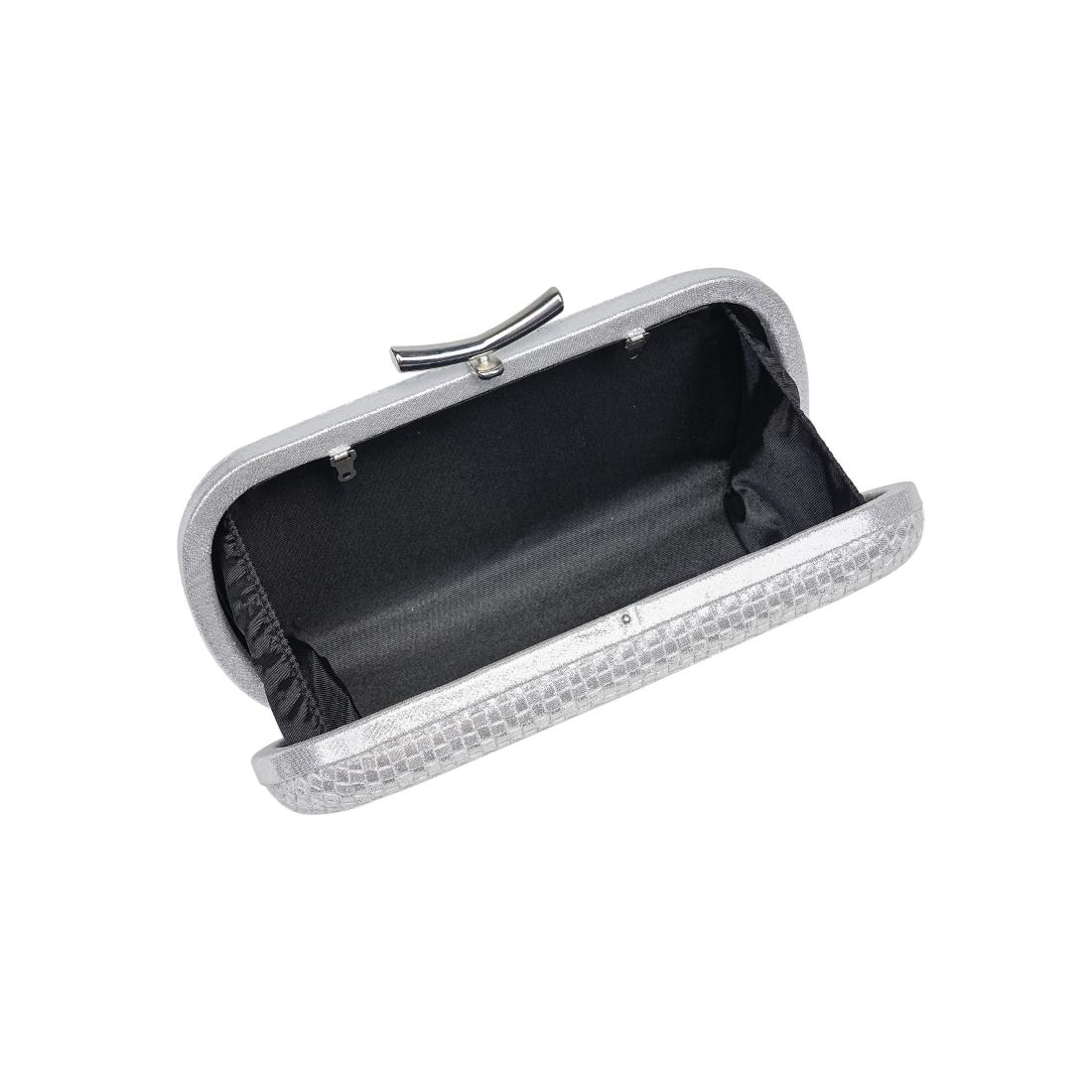 Product Image of Moda Luxe Victoria Evening Bag 842017139454 View 8 | Silver