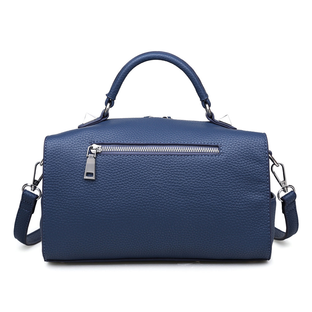 Product Image of Product Image of Moda Luxe Hudson Satchel 842017115625 View 3 | Navy