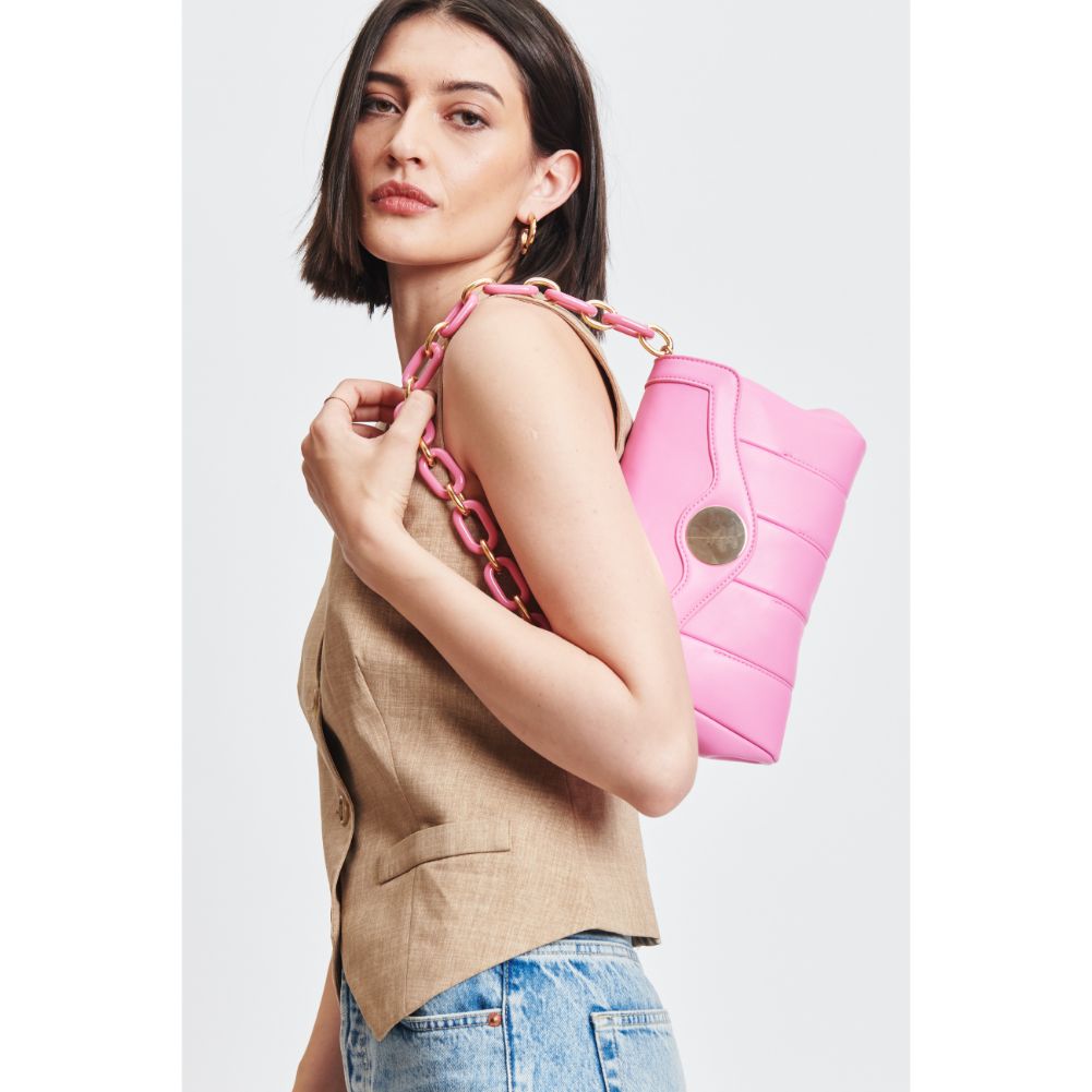 Woman wearing Barbi Moda Luxe Larisa Crossbody 842017131373 View 2 | Barbi