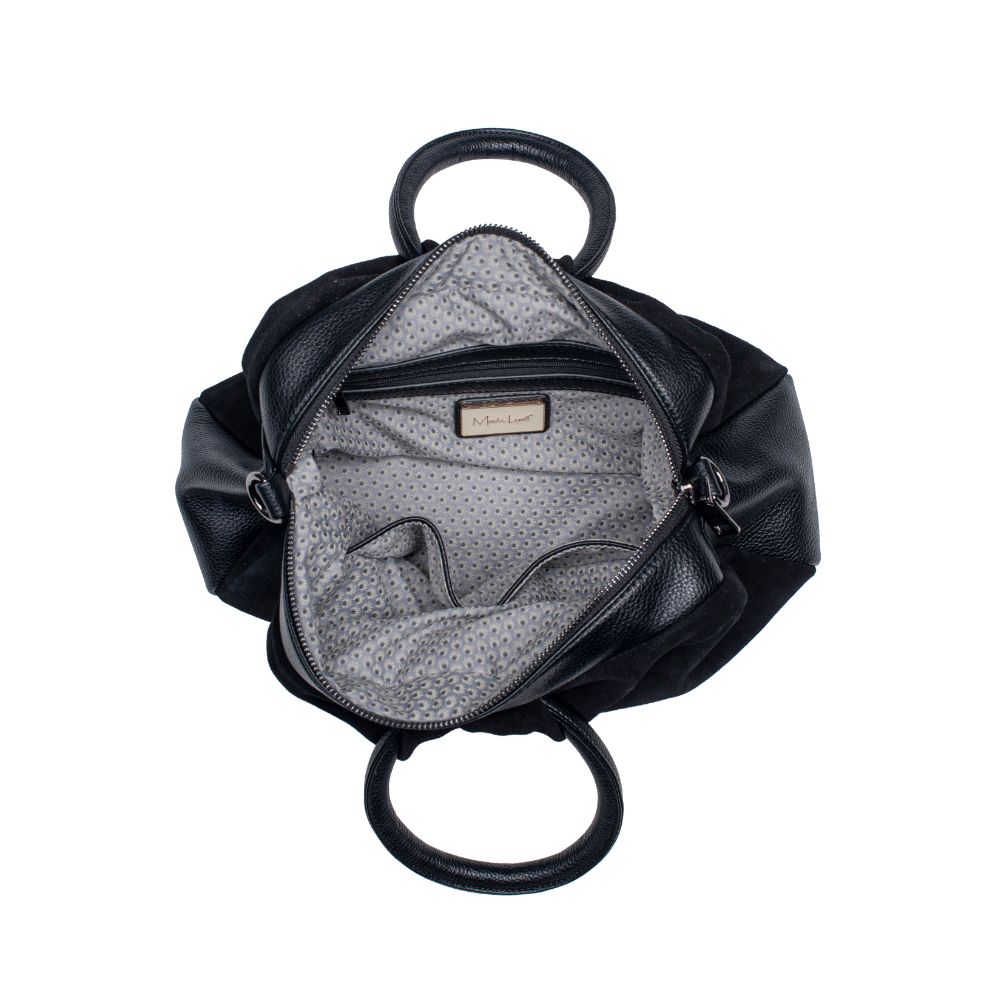 Product Image of Moda Luxe Addy Satchel 842017126348 View 8 | Black