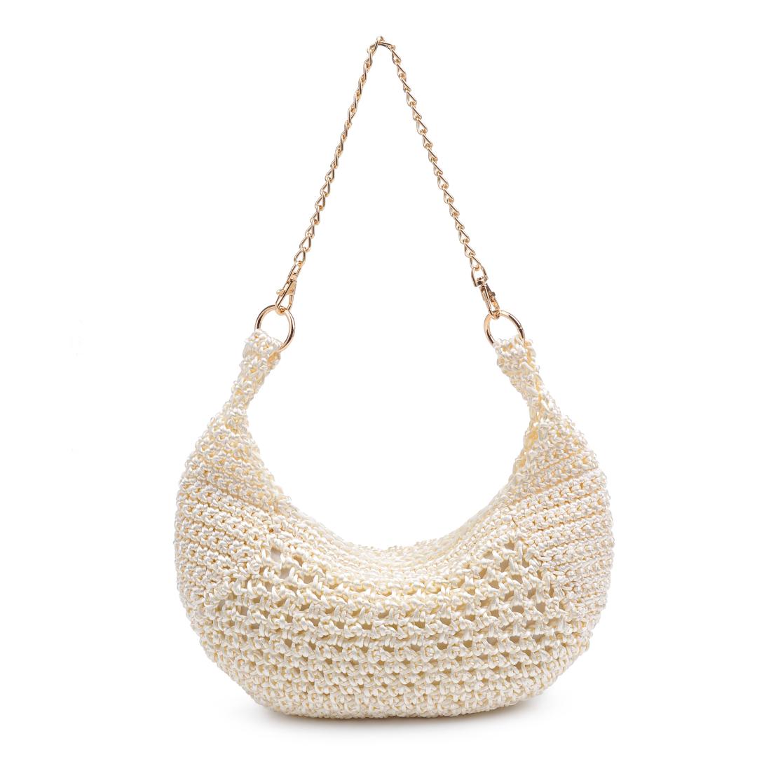 Product Image of Moda Luxe Soraya Shoulder Bag 842017137917 View 6 | Ivory