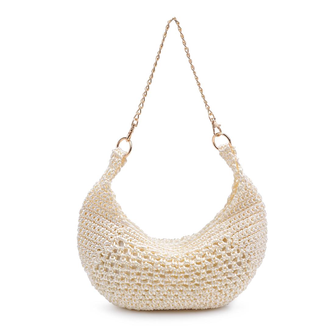 Product Image of Moda Luxe Soraya Shoulder Bag 842017137917 View 5 | Ivory
