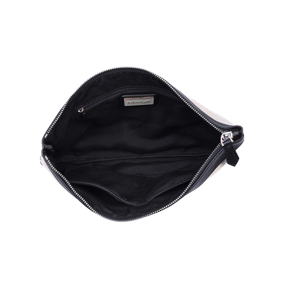 Product Image of Moda Luxe Ibiza Clutch 842017120247 View 8 | Beige Black