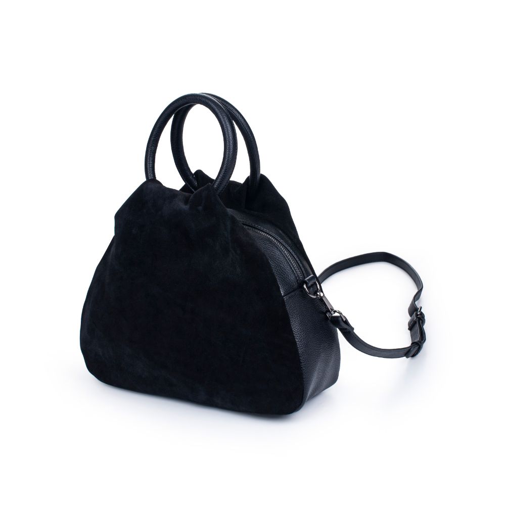 Product Image of Moda Luxe Addy Satchel 842017126348 View 6 | Black