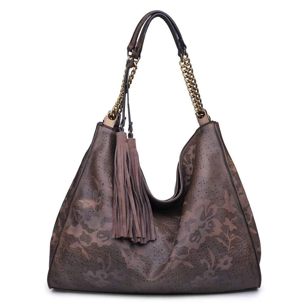 Product Image of Moda Luxe Pipa Hobo 842017107941 View 1 | Chocolate