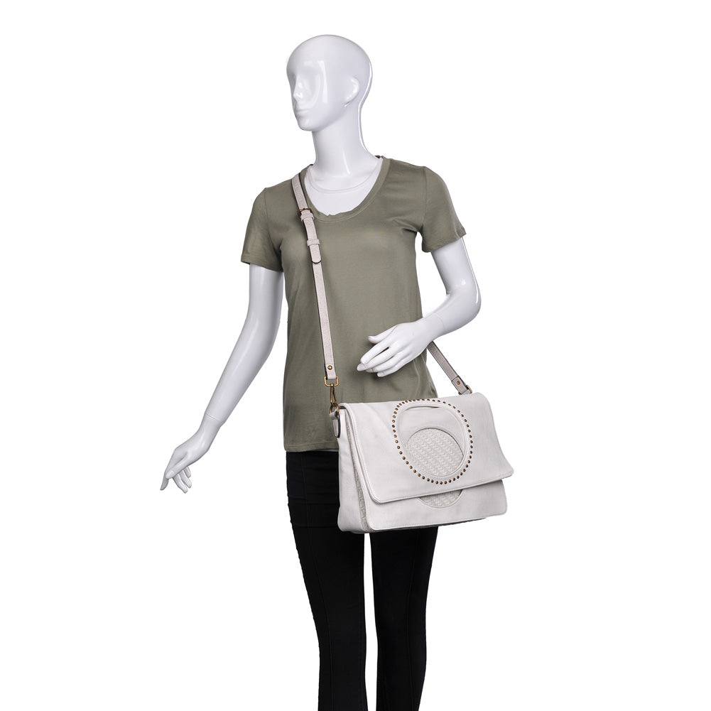 Product Image of Moda Luxe Madeline Messenger 842017120063 View 5 | White