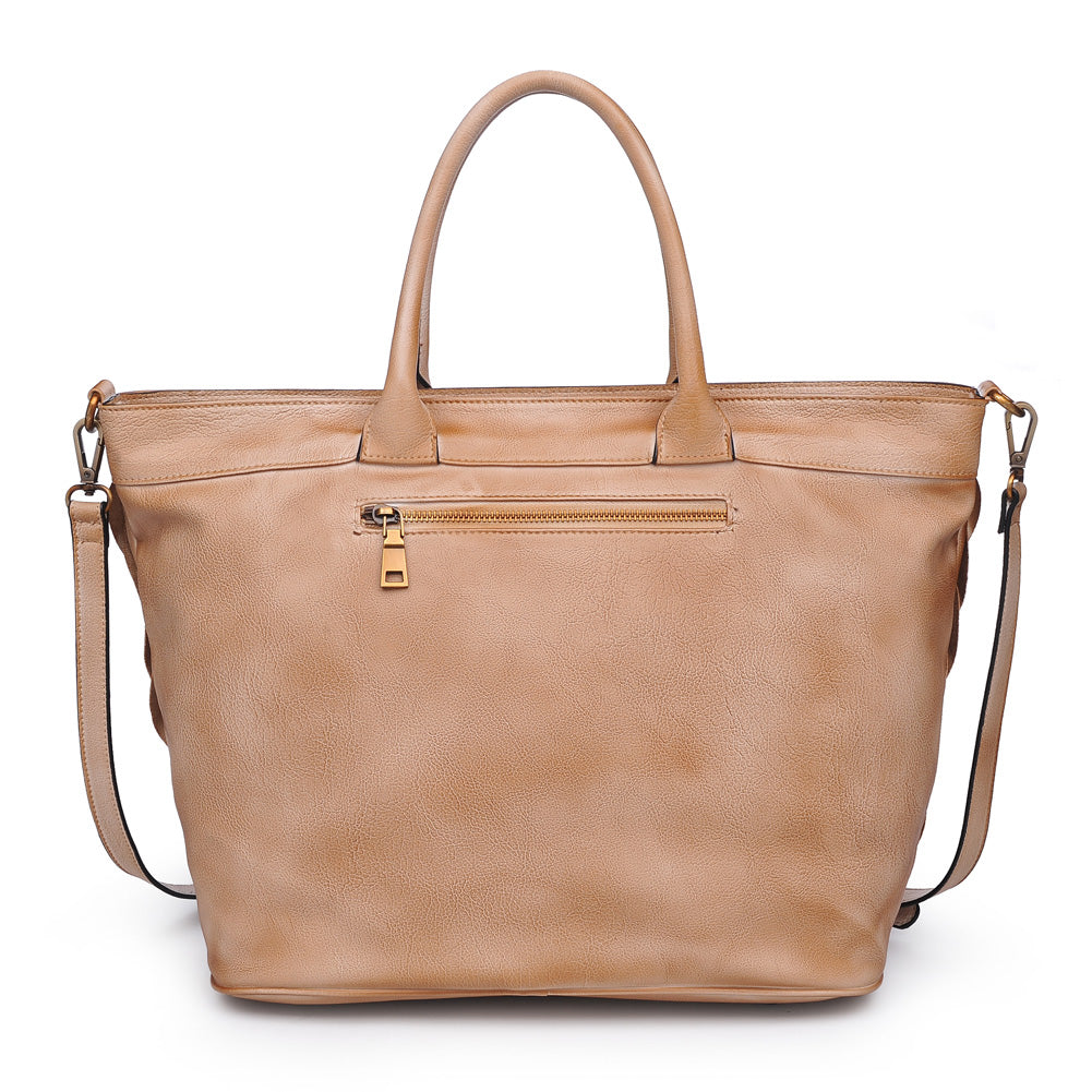 Product Image of Moda Luxe Rosa Satchel 842017119302 View 3 | Tan