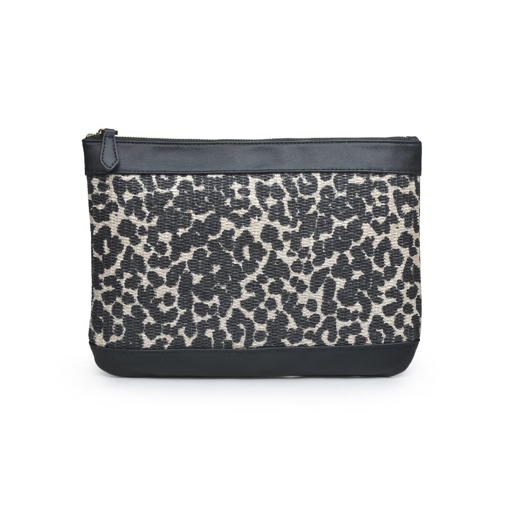 Product Image of Moda Luxe Ibiza Clutch 842017124771 View 1 | Cream Leopard