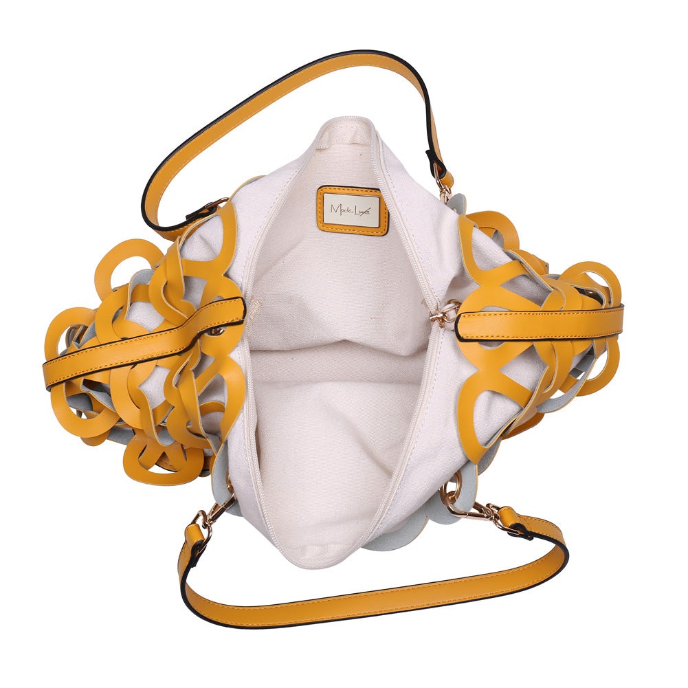 Product Image of Moda Luxe Paige Tote 842017119791 View 8 | Mustard