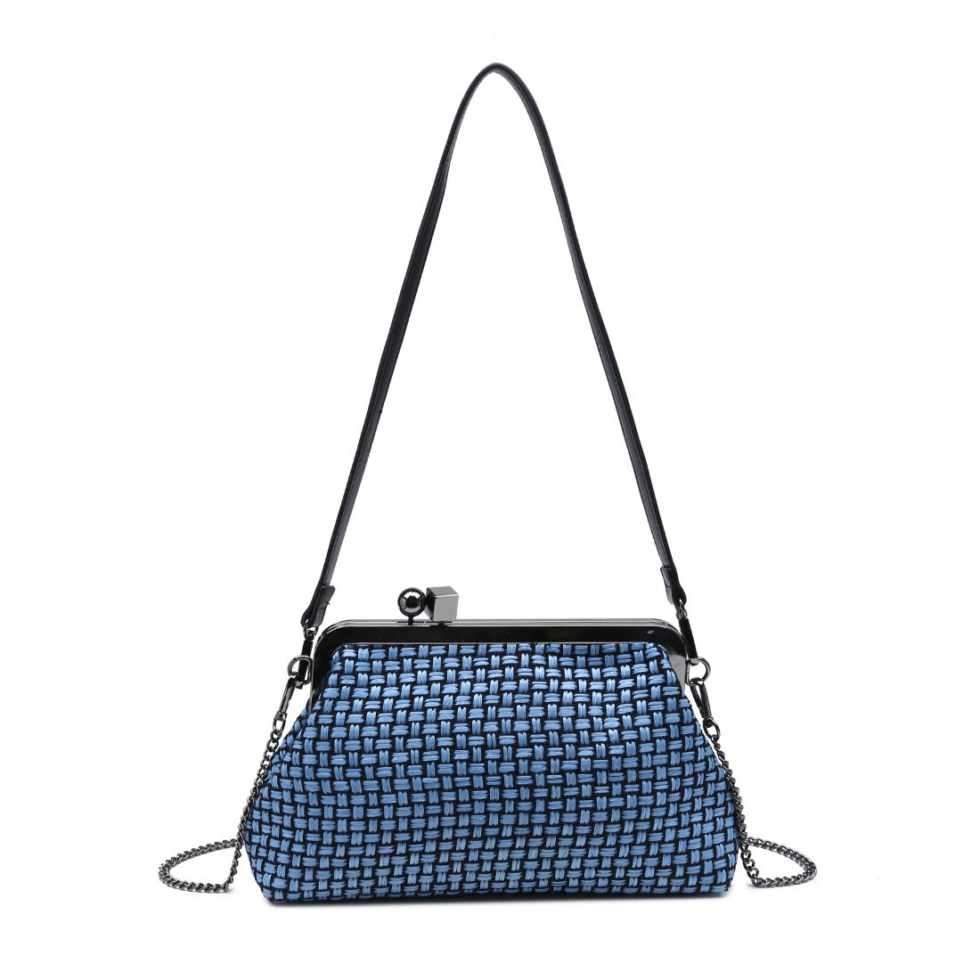 Moda Luxe Bianca Clutch 842017141464 View 5 | Denim Black