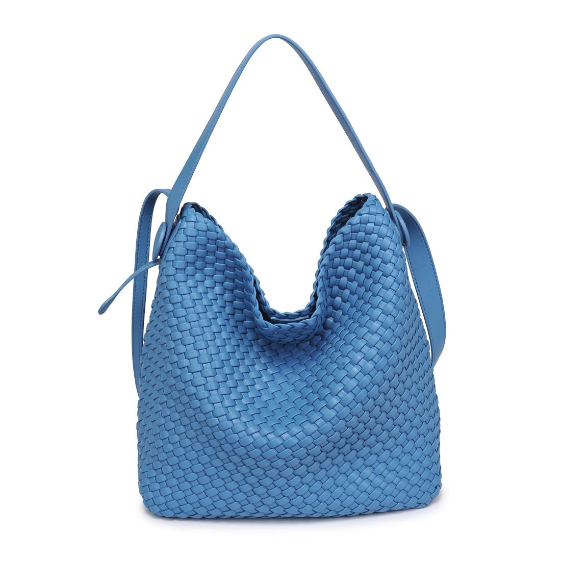 Woman wearing Denim Moda Luxe Edith Hobo 842017137498 View 5 | Denim