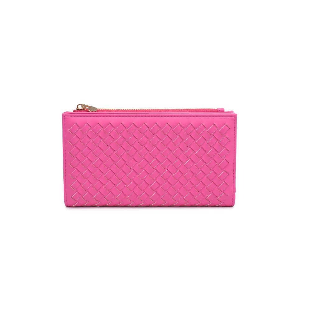 Woman wearing Hot Pink Moda Luxe Thalia Wallet 842017132356 View 5 | Hot Pink